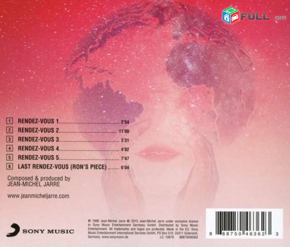 CD սկավառակներ JEAN-MICHEL JARRE (3) - օրիգինալ տարբեր տեսակի ալբոմներ
