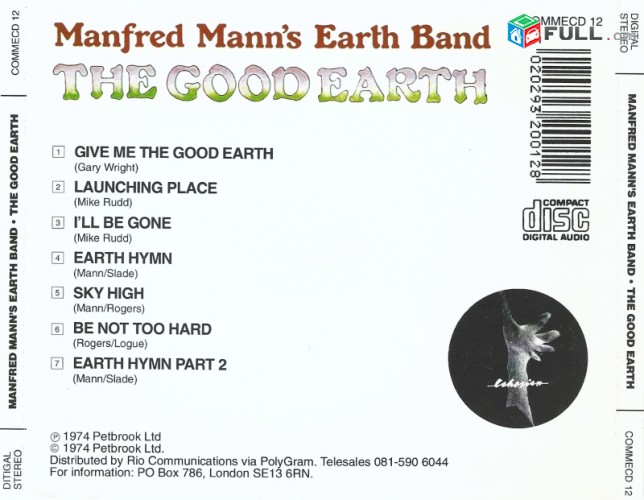 CD սկավառակներ MANFRED MANNS EARTH BAND - օրիգինալ տարբեր ալբոմներ