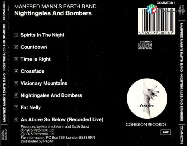 CD սկավառակներ MANFRED MANNS EARTH BAND (1) - օրիգինալ տարբեր ալբոմներ