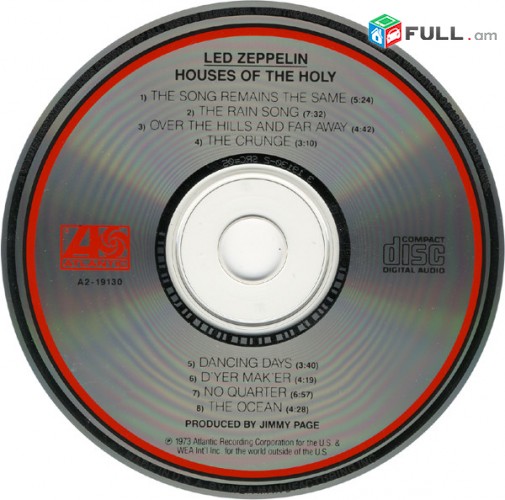 CD սկավառակներ LED ZEPPELIN (4) - օրիգինալ տարբեր տեսակի ալբոմներ