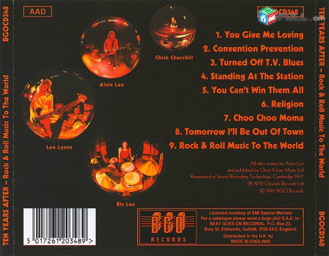 CD սկավառակներ TEN YEARS AFTER (1) - օրիգինալ տարբեր տեսակի ալբոմներ