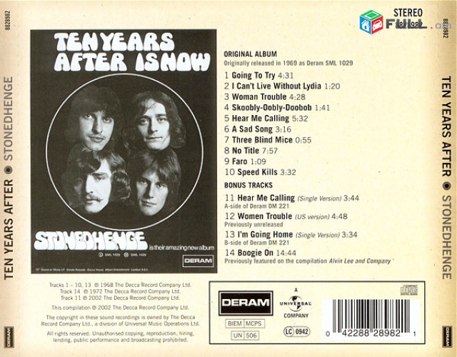 CD սկավառակներ TEN YEARS AFTER (2) – օրիգինալ տարբեր տեսակի ալբոմներ