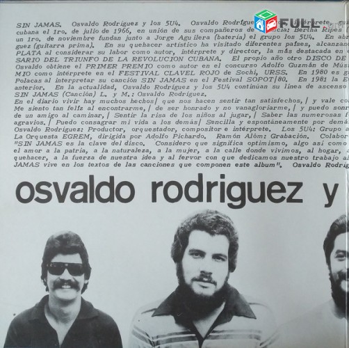 VINYL Ձայնապնակների OSVALDO RODRIGUEZ (2) Y LOS 5U4 – Sարբեր (plastinkaner)