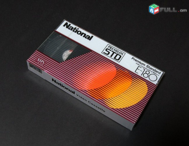 National E-180, 240 VHS - Видеокассета - Տեսաժապավեներ տաբեր տեսակի