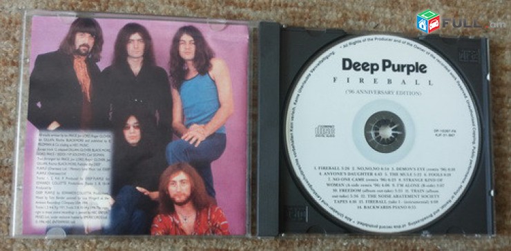 CD սկավառակներ DEEP PURPLE (28) - օրիգինալ տարբեր տեսակի ալբոմներ