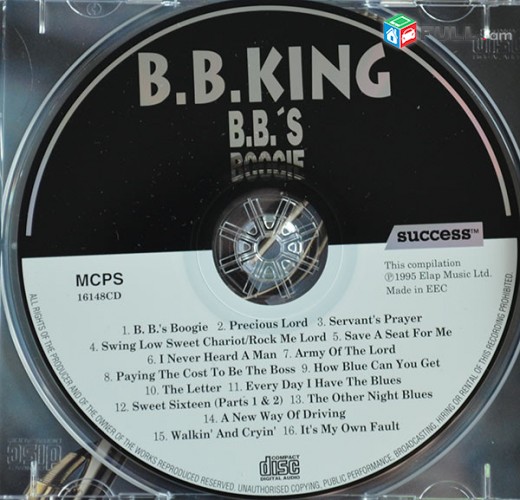 CD սկավառակներ B. B. KING – B. B. s Boogie - օրիգինալ տարբեր ալբոմներ