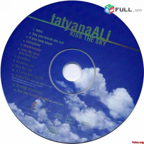 CD սկավառակներ TATYANA ALI - Kiss The Sky - օրիգինալ տարբեր ալբոմներ