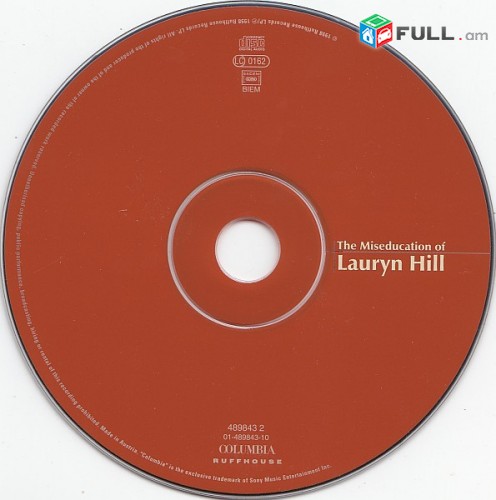CD սկավառակներ LAURYN HILL - օրիգինալ տարբեր տեսակի ալբոմներ