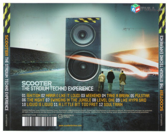 CD սկավառակներ SCOOTER (3) - օրիգինալ տարբեր տեսակի ալբոմներ