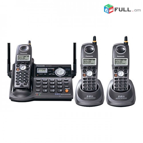 Panasonic KX-TG5673 5.8GHz Corldess Phone System (Refurb)