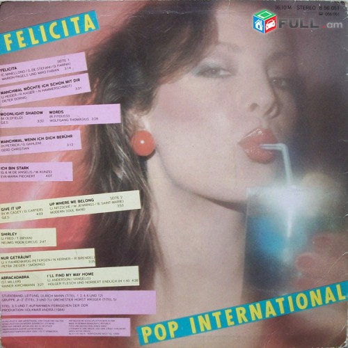 VINYL Ձայնապնակների FELICITA - Pop International - Sարբեր տեսակի ալբոմներ