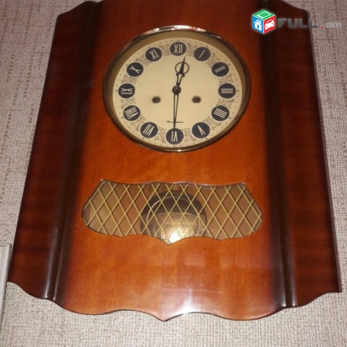 ЯНТАР -  մեխանիկական սովետական պատի ժամացույց  