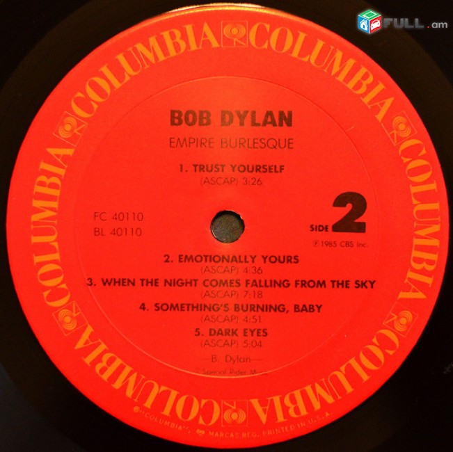 VINYL Ձայնասկավառակներ BOB DYLAN (2) - Sարբեր տեսակի ալբոմներ