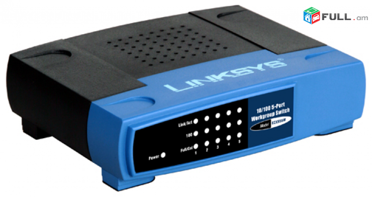 Linksys EZXS55W 10 / 100 5-port Workgroup Switch տարբեր տեսակի