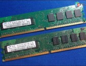 SAMSUNG 1GB 2Rx8 PC2-5300U-555-12-E3 հիշողություն RAM 2հատ միանման