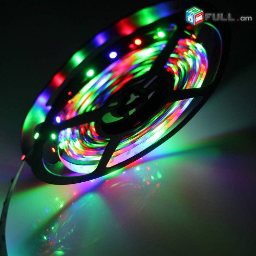 SMD LED Flexible Strips լուսավոր 16 գույնավոր էֆեկտներ