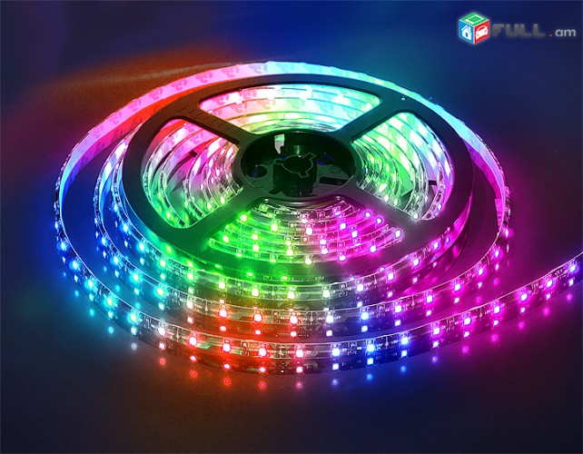 SMD LED Flexible Strips լուսավոր 16 գույնավոր էֆեկտներ
