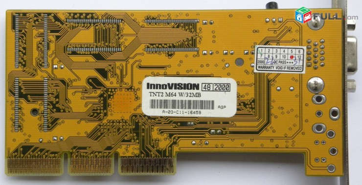 Riva tnt2. INNOVISION tnt2 m64 w/32mb. INNOVISION tnt2 Ultra w/32mb. Tnt2 m64 32mb. NVIDIA tnt2 m64 vanta 8mb (VGA).