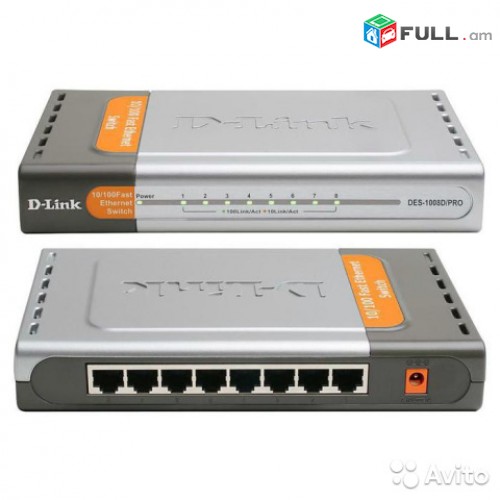 D-Link DES-1008D/PRO 10/100 Fast Ethernet Switch