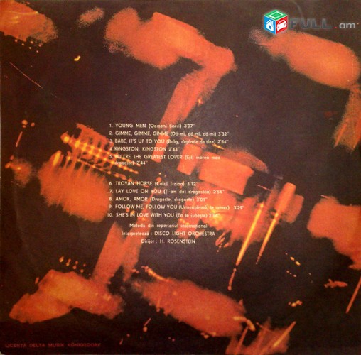 VINYL Ձայնապնակներ 2vinyl Disco Light Orchestra Sարբեր տեսակի ալբոմներ