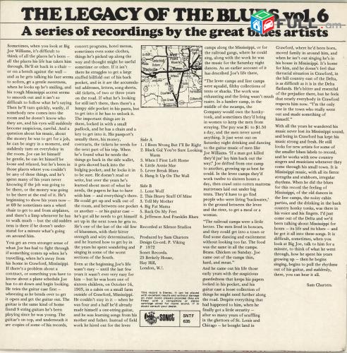 VINYL Ձայնապնակներ The Legacy Of The Blues Vol. 6 Sարբեր տեսակի ալբոմներ