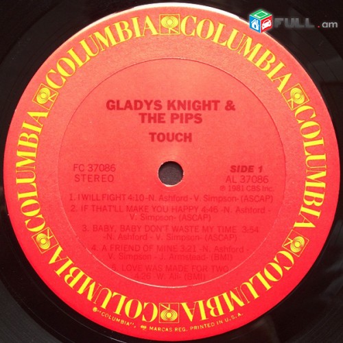VINYL Ձայնապնակներ Gladys Knight And The Pips Sարբեր տեսակի ալբոմներ