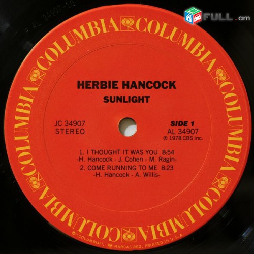 VINYL Ձայնապնակներ HERBIE HANCOCK Sարբեր տեսակի ալբոմներ