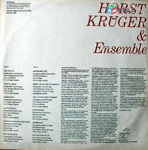 VINYL Ձայնապնակներ Horst Krüger & Ensemble Sարբեր տեսակի ալբոմներ