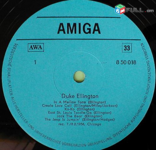 VINYL Ձայնապնակներ DUKE ELLINGTON (4) Django Reinhardt  Sարբեր տեսակի ալբոմներ
