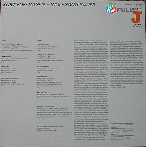 VINYL Ձայնապնակներ Kurt Edelhagen / Wolfgang Sauer Sարբեր տեսակի ալբոմներ