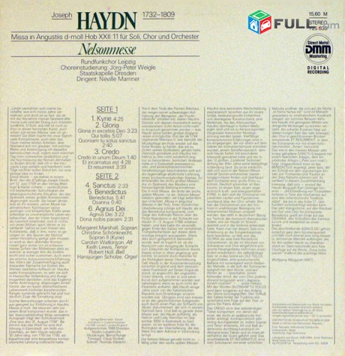 VINYL Ձայնապնակներ Haydn - Staatskapelle Dresden Sարբեր տեսակի ալբոմներ