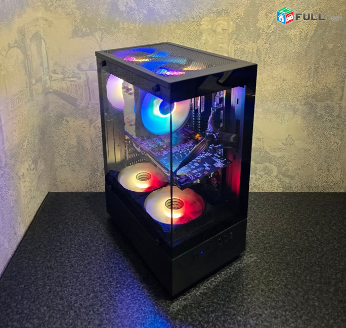 Խաղային համակարգիչ Cpu-i7 7700K 4.20-4.50Ghz  Cooler cpu DeepCool gammax 400k 180w Ram-Ddr4 16gb Crucial Ballistix 3200mhz (2x8) Gpu-Msi Armor Rx580 8gb 256bit Motherboard-Asus Prime Z270-P Ssd-512gb Lexar M2 NVMe 3500mb/s (new) Case-Invader Q4A (new)