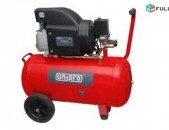 Վարձով UNZB-0.1/8-50FL UNIPO Компрессор 50л, 2850об/мин, 8бар, 240л/мин, 2,0л.с/1,5кВт
