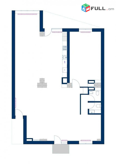 Փավստոս Բուզանդի փողոց,կենտրոն,150քմ,Գրասենյակային տարածք,for rent,Կոդ G1870