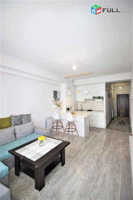 Ֆուչիկի փողոց,2 սենյականոց բնակարան նորակառույց շենքում,54քմ,for rent,Կոդ C1324
