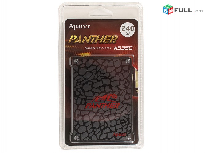 SSD 240GB Apacer PANTHER AS340 Նոր + անվճար առաքում