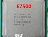 Intel Core 2 Duo Processor E 7500 2.93Ghz, CPU socket 775 + araqum