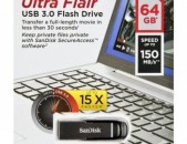 SanDisk Ultra Flair USb 3.0 64Gb (vakuum tupov) + ARAQUM