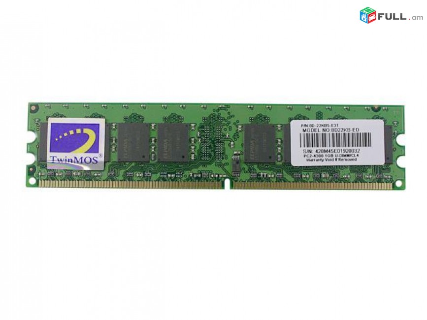 Ram / Ozu / TwinMOS 1Gb DDR2 -800Mhz CL5/ PC2-6400 + araqum