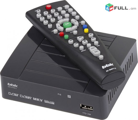 DVB-T2 Թվային BBK SMP017HDT2 + անվճար առաքում և տեղադրում