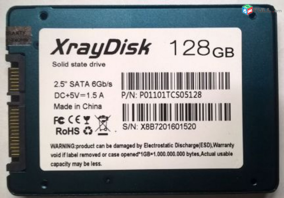 SSD/solid state drive/жесткий диск / XrayDisk black 128Gb Նոր + անվճար առաքում