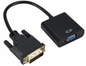 DVI-D to VGA переходник/adapter (նոր) Full HD 1080P DVI-VGA + առաքում