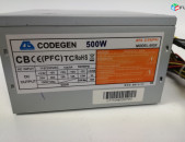 Համակարգչի հոսանքի բլոկ (power supply) Codegen 500W + անվճար առաքում
