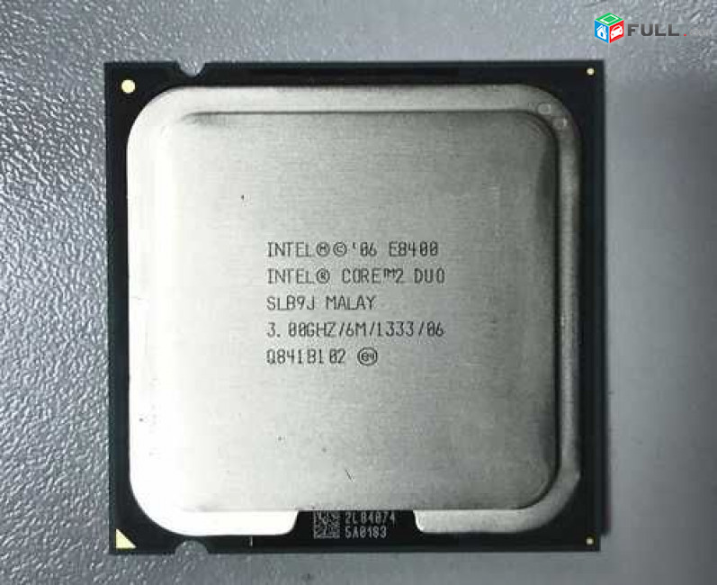 Intel Core 2 Duo Processor E8400 3.00Ghz, CPU socket 775 + առաքում