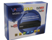 DVBT2 թվային սարք/цифровой ресивер YASIN GOLD M7070 + առաքում և տեղադրում