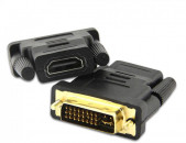 Адаптер переходник GSMIN RT-91 HDMI (F) - DVI-I (24 + 5) (M)