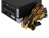 Power supply/блок питания / Սնուցման բլոկ 600W ExeGate XP600 (ATX, 12cm fan, 24pin, (4 + 4) pin, PCI-E, 3xSATA