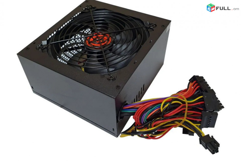 Power supply/блок питания / Սնուցման բլոկ Ginzzu SB450 ATX, 12cm fan, 20 + 4pin + 4Pin, 2 * SATA, 2 * IDE Черный