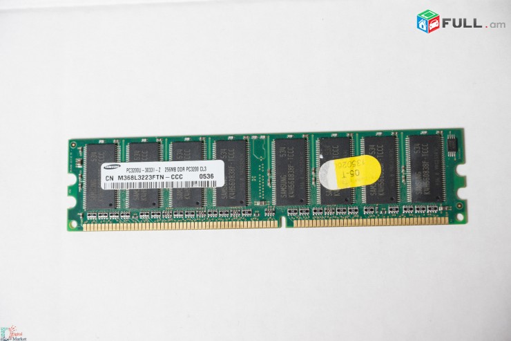 DDR1 256MB (4 HAT) + անվճար առաքում + երաշխիք