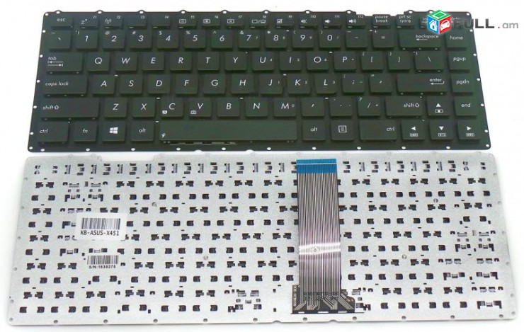 Key lapt asus D451, klaviatura, stexnashar, клавиатура, keyboard, ստեղնաշար